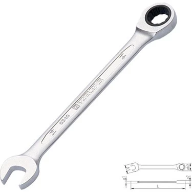 İzeltaş Cırcır Kombine Anahtar 22 mm