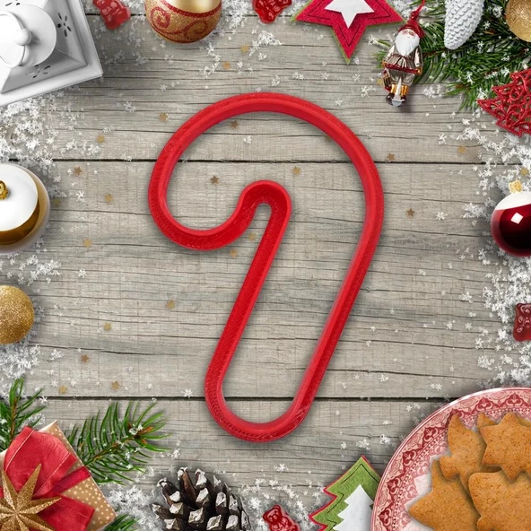 Christmas Temalı Kurabiye Kalıbı ve Şeker Hamuru Kalıbı Seti 10 Adet - 7 CM - 8