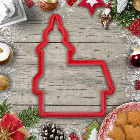Christmas Temalı Kurabiye Kalıbı ve Şeker Hamuru Kalıbı Seti 10 Adet - 7 CM - 6