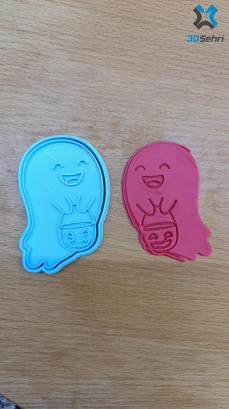 Halloween Temalı Kurabiye Kalıbı ve Şeker Hamuru Kalıbı Seti 4 Adet - 9 CM - 2