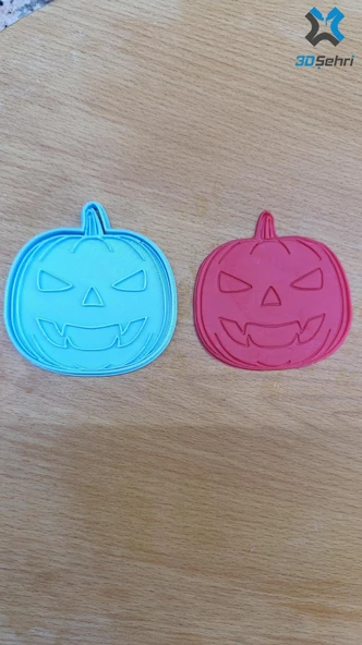 Halloween Temalı Kurabiye Kalıbı ve Şeker Hamuru Kalıbı Seti 4 Adet - 9 CM - 5