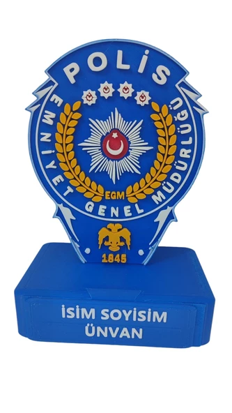 Polisler İçin Kişiye Özel İsimlik - 3