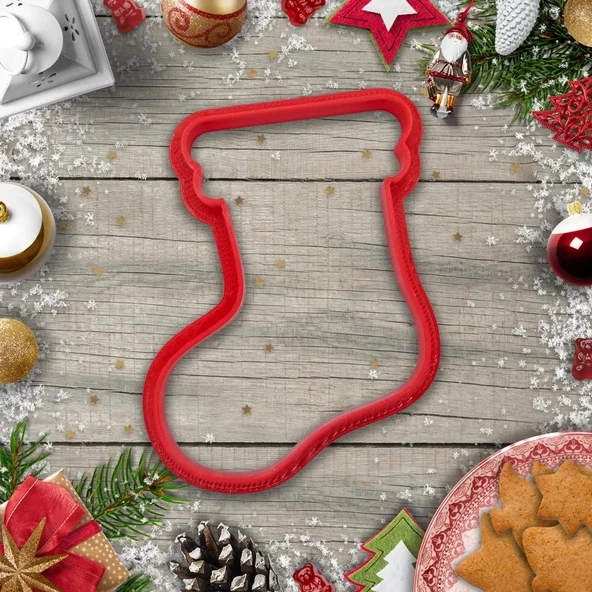 Christmas Temalı Kurabiye Kalıbı ve Şeker Hamuru Kalıbı Seti 10 Adet - 7 CM - 9