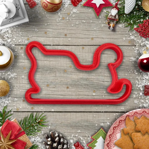 Christmas Temalı Kurabiye Kalıbı ve Şeker Hamuru Kalıbı Seti 10 Adet - 7 CM - 10