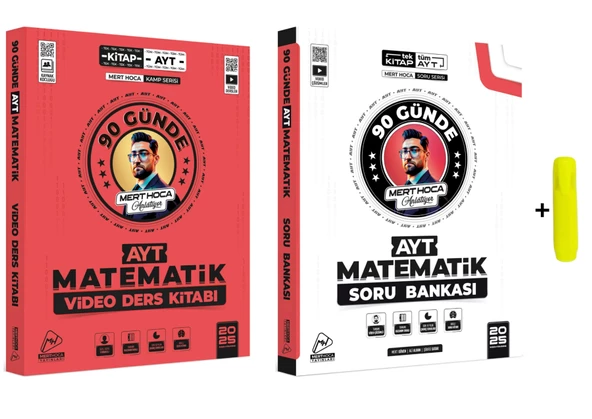 2025 90 Günde AYT Matematik Kampı ve Soru Bankası Seti Mert Hoca