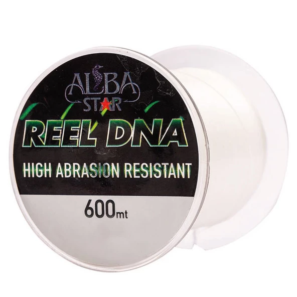 Albastar Reel Dna 0.30 mm 600m Olta Misinası Beyaz 6.4 kg Çeker