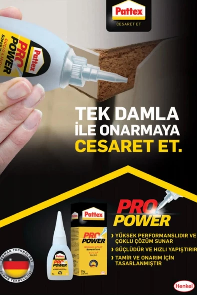 Pattex Pro Power Süper Yapıştırıcı 36 Adet ( 1 Koli ) - 3