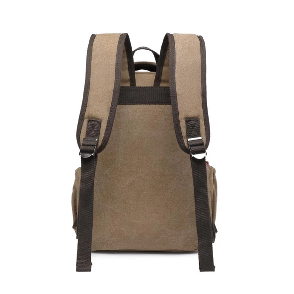C-Active Orta Boy Erkek Sırt Çantası Kanvas Kumaş 1319 - 10