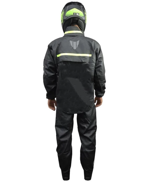 VEXO YAĞMURLUK ALT- ÜST  TAKIM SİYAH  [ M ] 56003M - 4