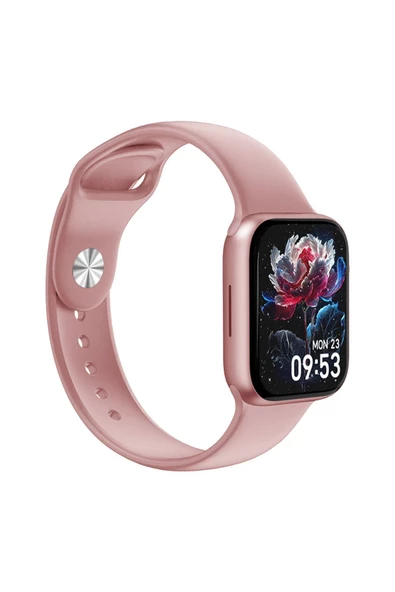Hw9 Mini Gps/nfc/siri Destekli 41 mm 1.75 Ekran Watch 9 Mini Series Akıllı Saat (Pembe) - 3