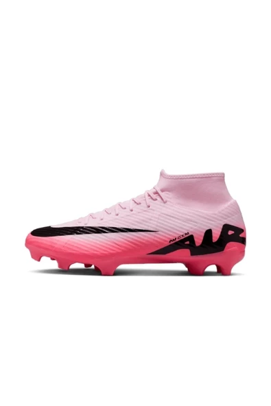 Nike Mercurial Superfly 9 Academy FG/MG Çoklu Zemin Kramponu Pembe Siyah - 2