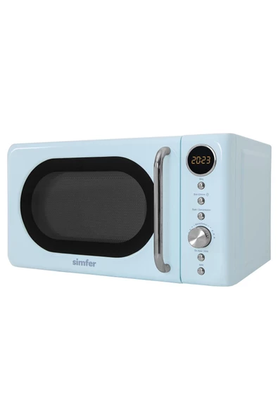 Simfer 4606 Solo Mikrodalga Fırın 20L Retro Mav - 2