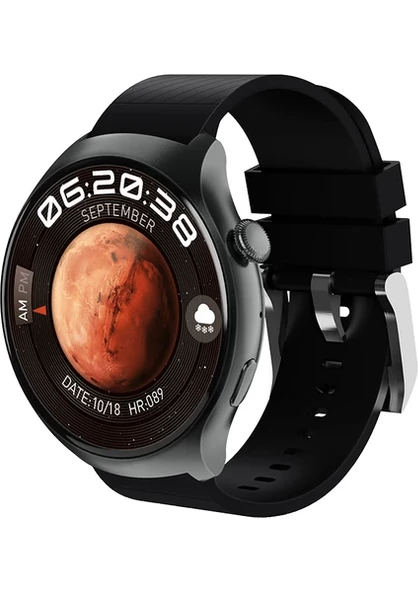 Hw6 Mini Amoled Ekran IOS ve Android uyumlu Watch 4 Akıllı Saat - 2
