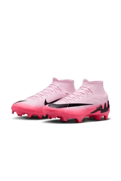 Nike Mercurial Superfly 9 Academy FG/MG Çoklu Zemin Kramponu Pembe Siyah - 3