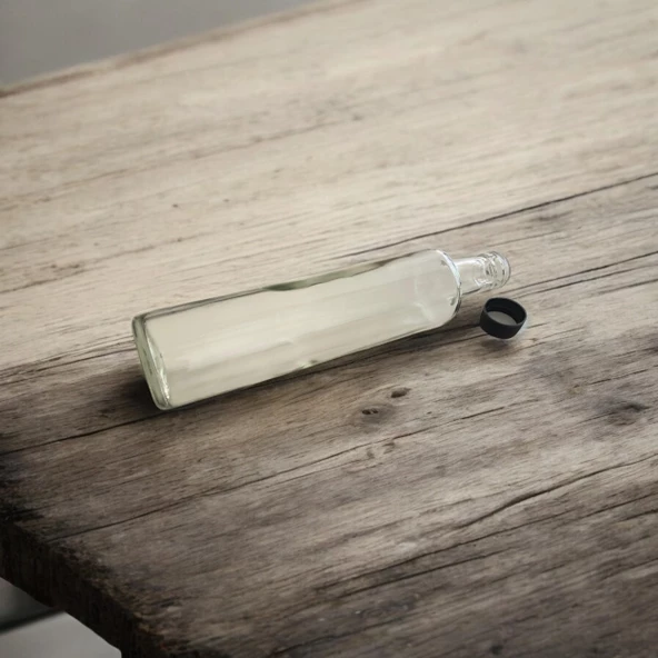 Can Meşe Rakı Şişesi 500 ml - Hava Geçirmez Kapak - 28cm x 7cm - 2,5cm ağız çapı - 2