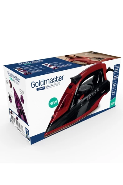 Goldmaster Steam Iron Gm 7633 Ütü Kırmızı - 8