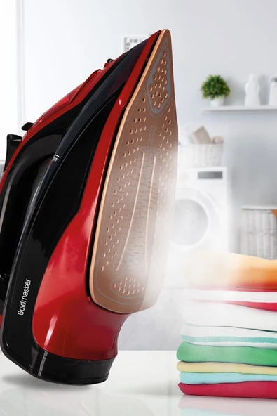 Goldmaster Steam Iron Gm 7633 Ütü Kırmızı - 3