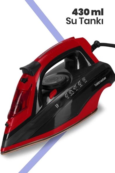 Goldmaster Steam Iron Gm 7633 Ütü Kırmızı - 2