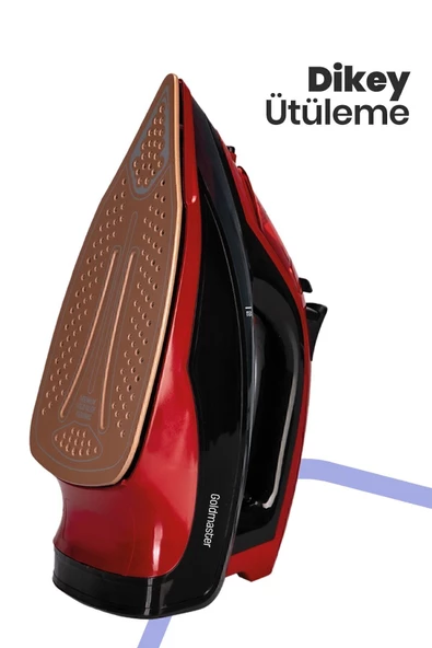 Goldmaster Steam Iron Gm 7633 Ütü Kırmızı - 4