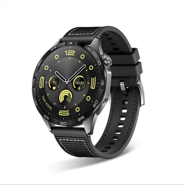 Huawei Watch GT 3 46mm Zore KRD-102 22mm Silikon Kordon - 3