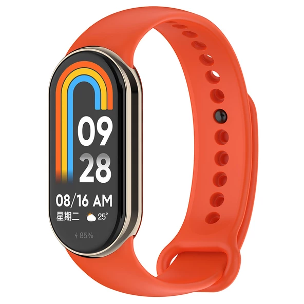 Xiaomi Mi Band 8 Serisi Klasik Kordon Silikon Strap Kayış - 2