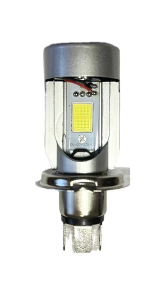 Motosiklet H4 Led Far Ampülü HS1 Tip Soğutucu Fanlı, PX43T 3 Fişli Soketli, Hi-Lo SENTİNEL MT-H4LD-7 ürün görseli