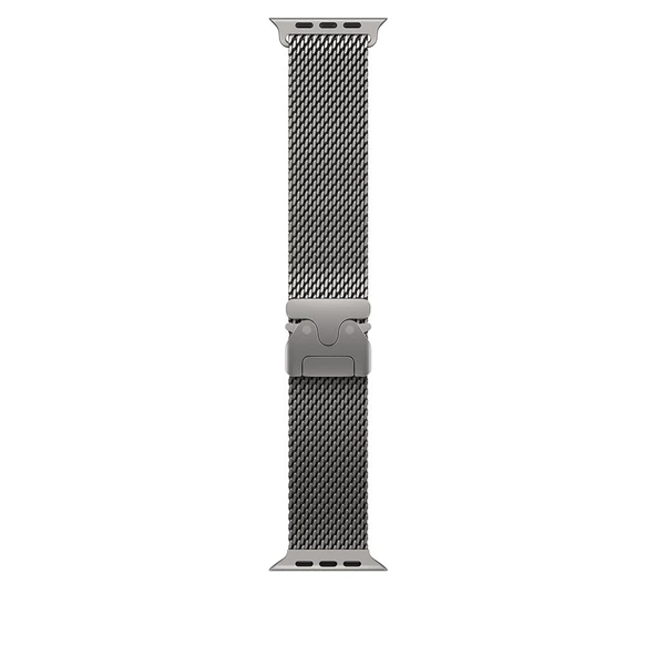 Apple Watch 42mm Zore KRD-121 Metal Hasır Kordon - 3