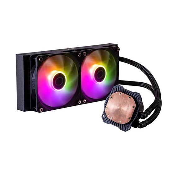 COOLERMASTER 240MM CORE 240L SPECTRUM ARGB AM5-1700P SIVI SOĞUTMALI İŞLEMCİ FANI - Resim 6