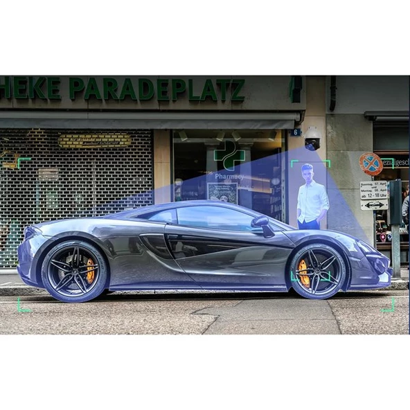 TENDA 4MP CH7 Kablosuz Outdoor Pan/Tilt IP Kamera - Resim 3