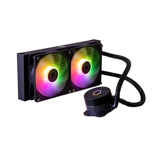 COOLERMASTER 240MM CORE 240L SPECTRUM ARGB AM5-1700P SIVI SOĞUTMALI İŞLEMCİ FANI - Resim 5