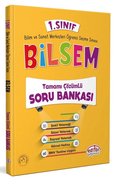 Editör 1.Sınıf Bilsem Hazırlık Kitapları Seti - Resim 2