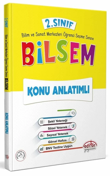 Editör 2.Sınıf Bilsem Hazırlık Kitapları Seti - Resim 3