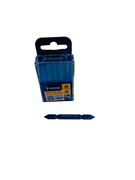 SGS ÇİFT YÖNLÜ BİTS UÇ PH1/PH1 X 65mm (10 ADET) - 2