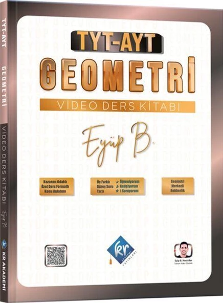 TYT AYT Geometri Eyüp Hoca Video Ders Kitabı KR Akademi