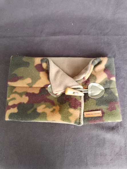 Kamuflaj desen, içi silikon de dolgulu polar boyunluk, soft ve sıcak tutar. - 3