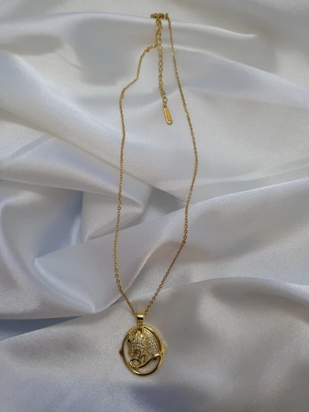 Çelik jaguarli kolye - 3