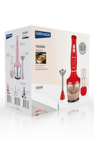 Goldmaster Yasemin Blender Set (Gm 7240) Beyaz - 8