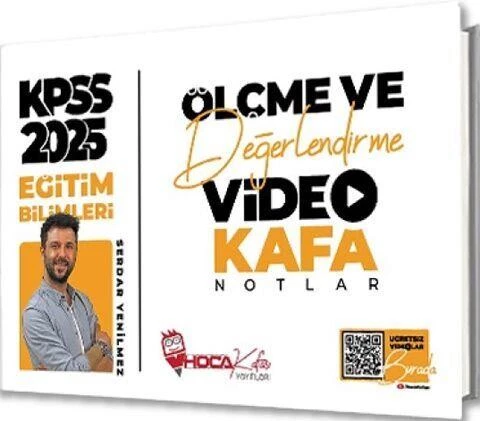 2025 KPSS Eğitim Bilimleri Ölçme ve Değerlendirme Video Kafa Notlar Hoca Kafası