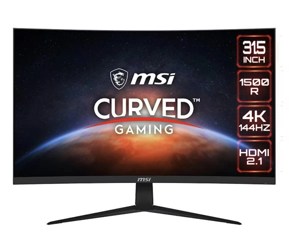 MSI G321CU 31.5" 1 ms 4K Curved 144 Hz Oyuncu Monitörü