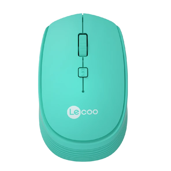 Lenovo Lecoo WS202 1600 DPI 4 Tuşlu Kablosuz Mouse / Turkuaz Rengi - 2
