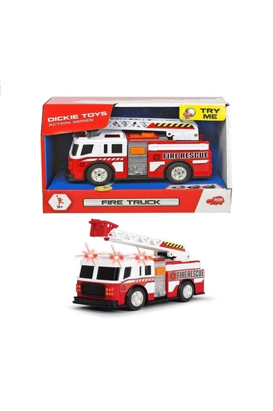 Dickie Fire Truck Itfaiye Aracı 15 cm. (Kullanılmamış Kutusuz Sıfır Ürün) - 5