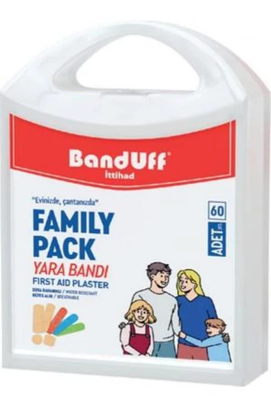 Banduff Family Pack Yara Bandı Seti 60lı