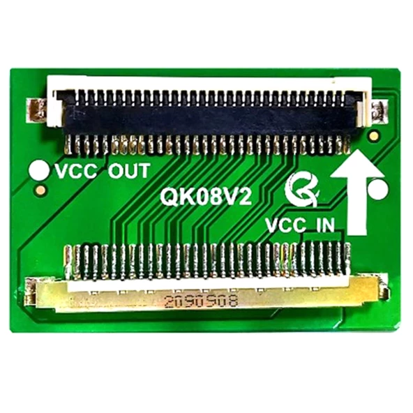 LCD PANEL FLEXİ REPAİR KART QK08V2 HD LVDS TO FPC SAM İN LG OUT QK8002B (FHD)