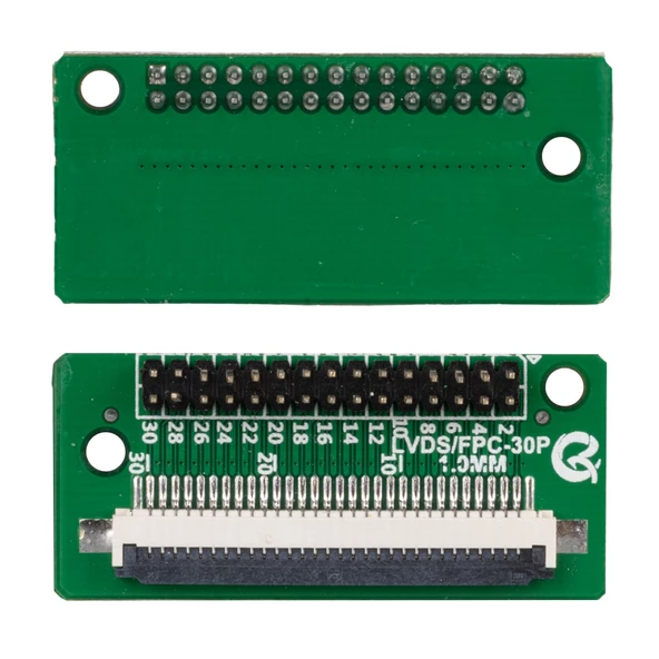 LCD PANEL FLEXİ REPAİR KART LVDS/FPC-30P 1.0MM HD FPC INPUT 30P LVDS TURN PIN QK0823B