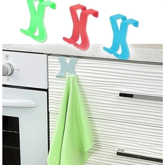 Hang İt Pratik Kolay Taşımabilir Havlupan 2 Kancalı Banyo Askısı - 3