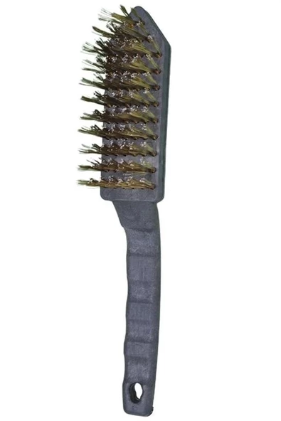Metal Tel Fırça Plastik Saplı Pas Kir Sökme Temizleme Fırçası - Resim 8