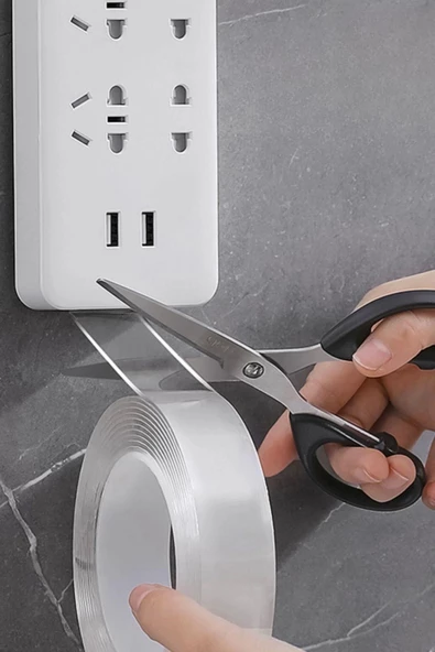 Ultra Güçlü Çift Taraflı 2 Mt X 3 Cm Çift Taraflı Nano Bant - Resim 8