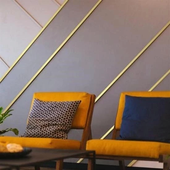 50 Metre Fayans Arası Şerit Dekoratif Yapışkan Renkli Dekor Su Geçirmez Sızdırmaz Altın Bant - Resim 8