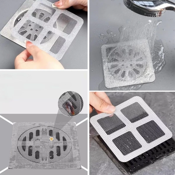 10'lu Banyo Ve Mıutfak Lavabo Koku Önleyici Ve Haşere Böcek Önleyici Gider Filtresi - 2