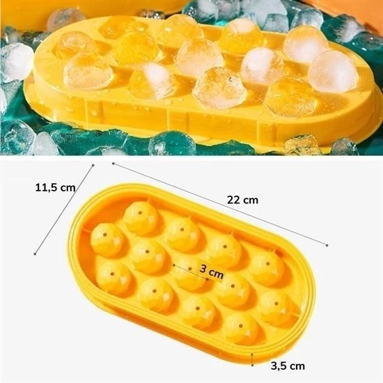 13 Bölmeli Kristal Buz Yapma Kalıbı - 6